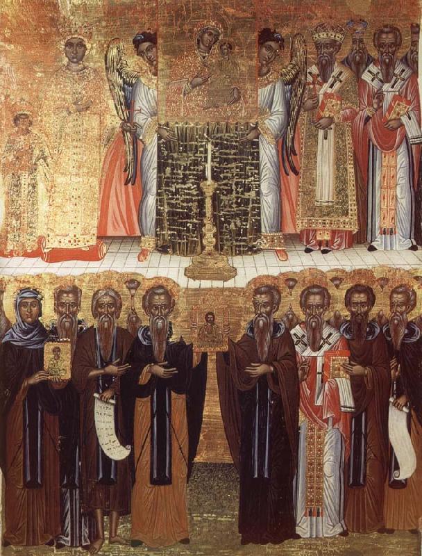 unknow artist Sunday of the Triumph of the Orthodoxy oil painting image